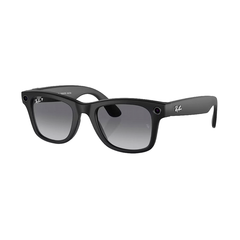 Умные очки Ray-Ban Wayfarer Matte Black / Polar Gradient Graphite, 155-53 (RW4006)