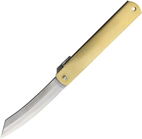Нож складной Nagao Higonokami Blue Paper Медь 130mm, HIGO11L