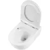 BelBagno BB008CH-TOR/SC Унитаз подвесной безободковый со смывом "Торнадо", с сиденьем дюропласт soft close