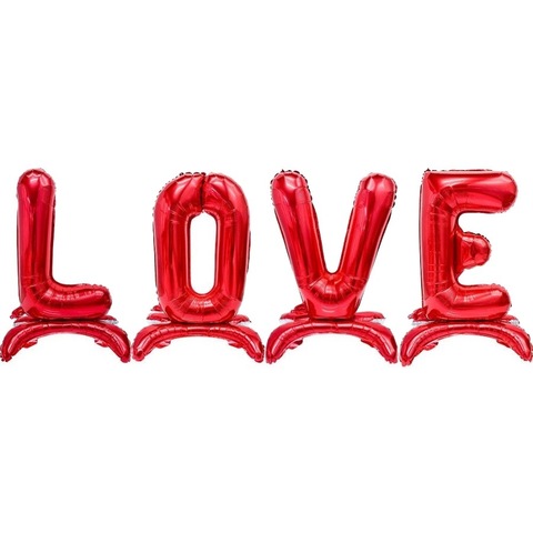 Надпись LOVE на подставке на пол, 81 см