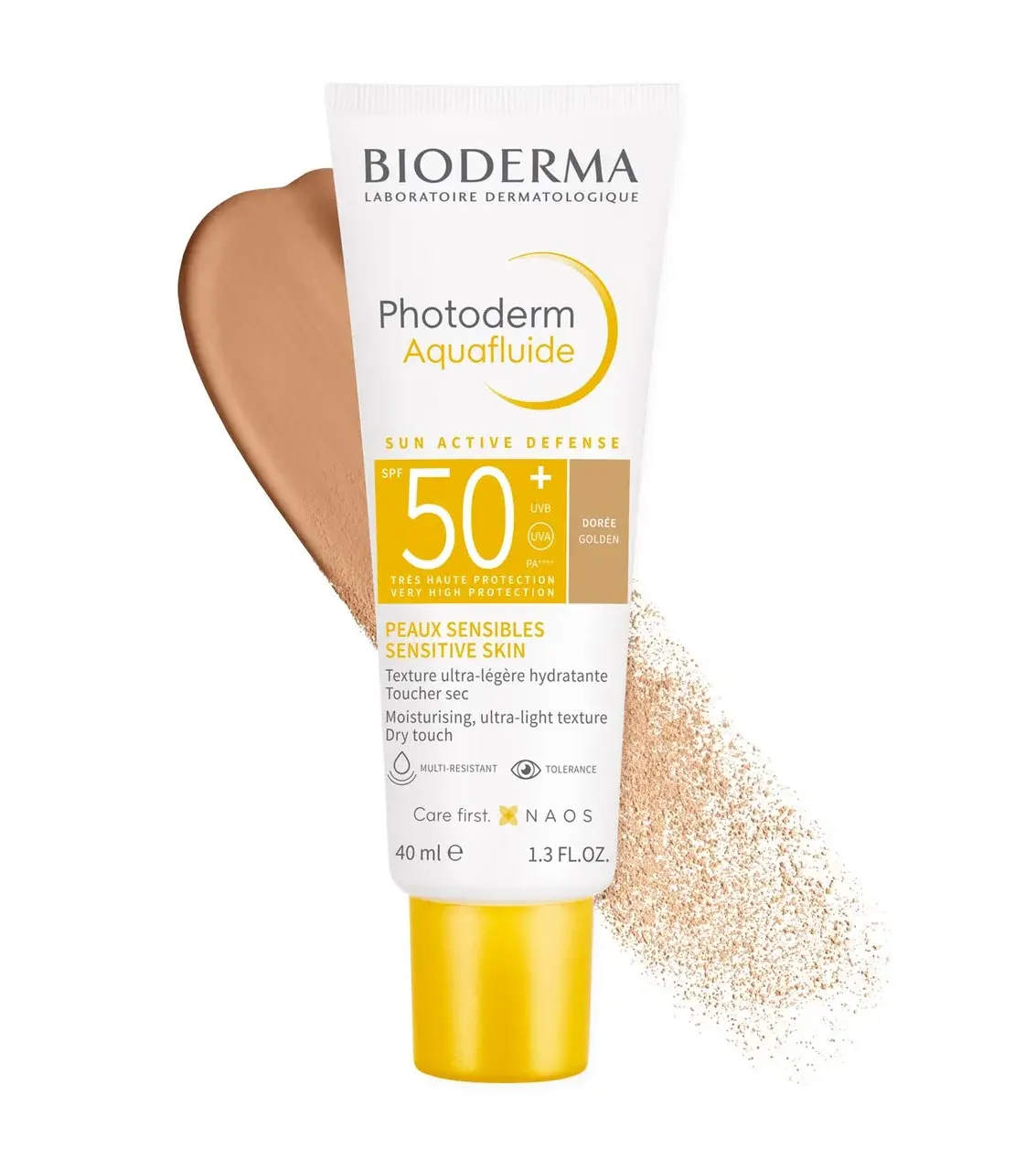 Солнцезащитный аквафлюид с темным оттенком Photoderm Aquafluide SPF50+, 40мл