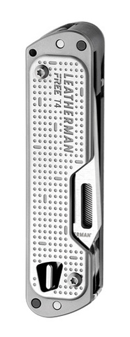 Мультитул Leatherman Free T4 12 функций, серебристый (832686)