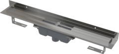 Alcaplast APZ1016-950 Водоотводящий желоб с порогами для цельной решетки с воротником к стене фото