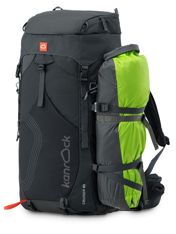 Картинка рюкзак туристический Kanrock Cruiser 45 Anthracite - 25
