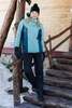 Утепленный лыжный костюм женский Nordski Base sky-deep teal - 1