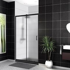 BelBagno Uno-195 UNO-195-BF-1-120-P-NERO Душевой уголок прямоугольный, цвет: чёрный фото