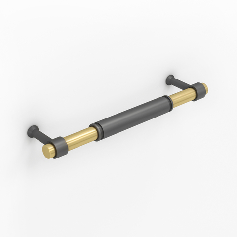 Скоба Katrin ( Satin Brass and Matte Black )