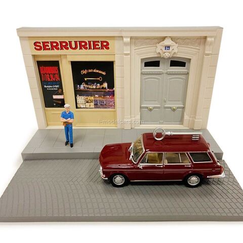 Simca 1501 Special Break Diorama: Locksmith Altaya 1:43