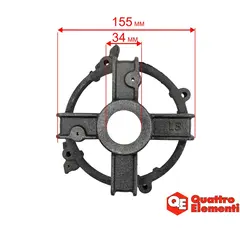 Крышка QUATTRO ELEMENTI КМ50-380 двигателя задняя (248-504-033)