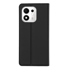 Чехол книжка из кожи черного цвета для смартфона Honor 600 Smart и X7e Plus, серия Skin Pro Series от Dux Ducis