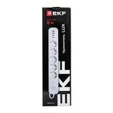 Удлинитель LUX 5 гнезд 2USB 2,4А+2type-C 5 метров 1,5мм2 UBA-LUX-505-TC EKF — фото 9