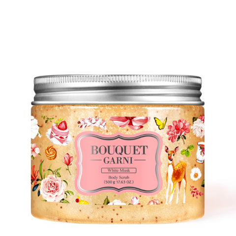 Сахарный скраб для тела BOUQUET GARNI White Musk, 500 мл