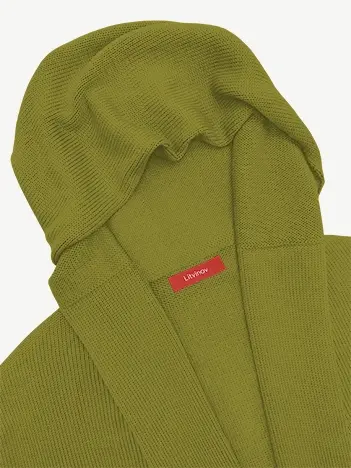 Кардиган с капюшоном из хлопка