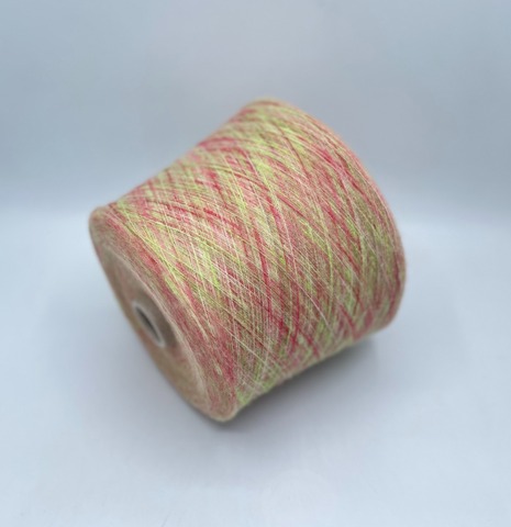Бобинная пряжа,2200м,Pannetto multicilor, 65% Меринос, 35%Полиамид,Яблочная корзина,37069