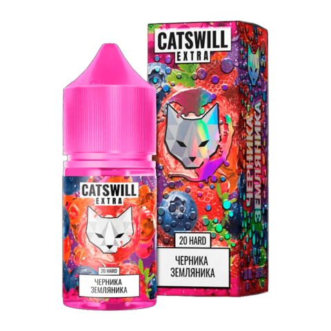Жидкость CATSWILL EXTRA Salt 2% HARD 30 ml - Черника Земляника