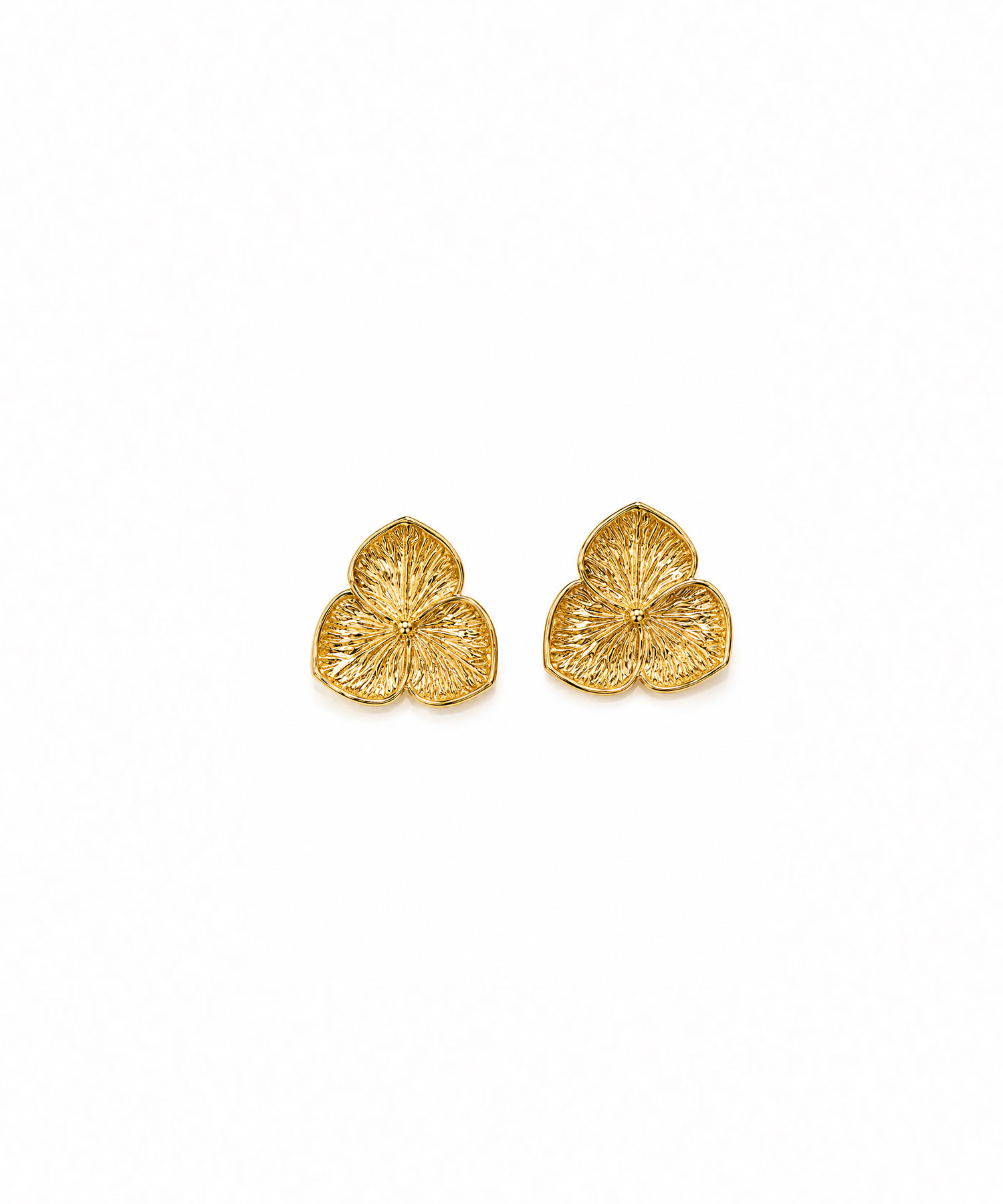 Серьги Гортензия gold