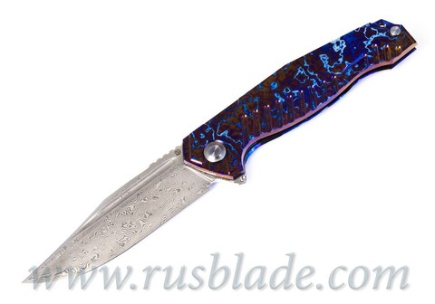 Cheburkov Full Custom Bear Damascus Timascus 