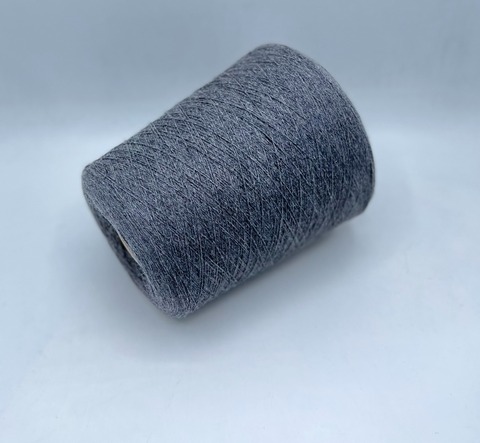 Filati Naturali (пр.Италия),art-Eco cashmere, 2/26 1300/100гр, 100% кашемир с добавлением переработанных волокон, цвет-Графит меланж, арт-28194