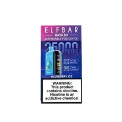 ELF BAR RAYA D3 - Blueberry Ice (5% nic)