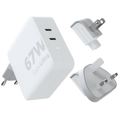 Xtorm XVC2067 GaN Ultra дорожное зарядное устройство мощностью 67 Вт с кабелем USB-C PD мощностью 100 Вт