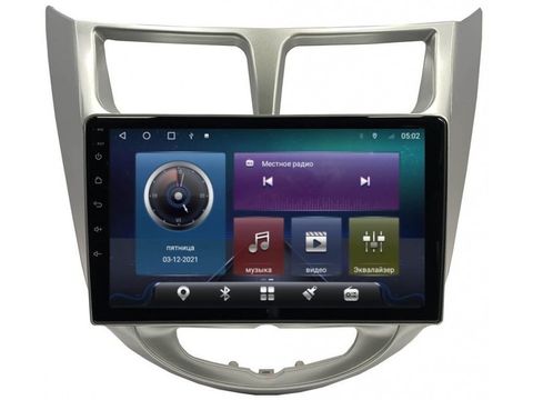 Магнитола Hyundai Solaris (2011-2016) Android 11 4/64GB QLED DSP 4G модель CB-2005TS18