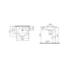 VitrA Arkitekt 4047B003-0001 Раковина подвесная 66х52 см