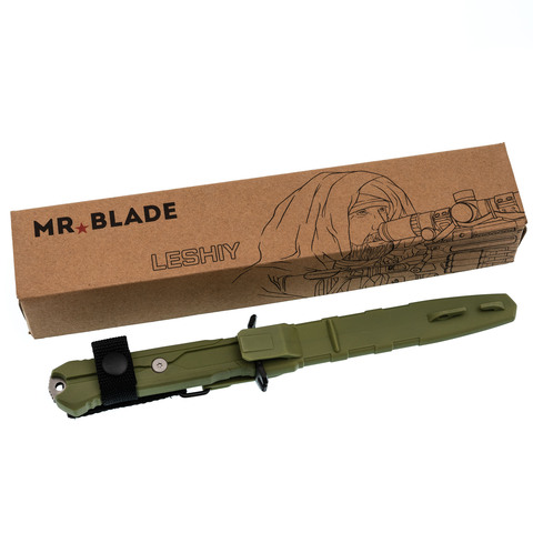 Нож Mr.Blade Leshiy, AUS-8 SW, Elastron OD, MB390-SW/OD