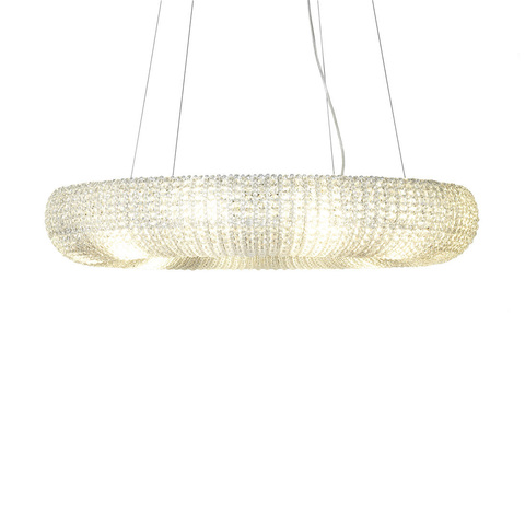 Люстра Crystal Halo серебро