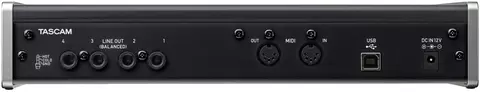 TASCAM US-4x4 USB аудио интерфейс, 4 входа, 4 выхода.