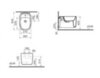 VitrA Plural 7831B483-0288 Биде подвесное, матовый черный