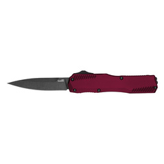 Фото Автоматический фронтальный нож KERSHAW Livewire, сталь Magnacut, рукоять алюминий, бордовый
