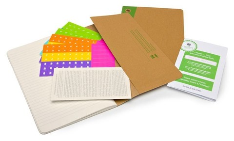 Набор 2 блокнота Moleskine Evernote Large, цвет бежевый, в линейку