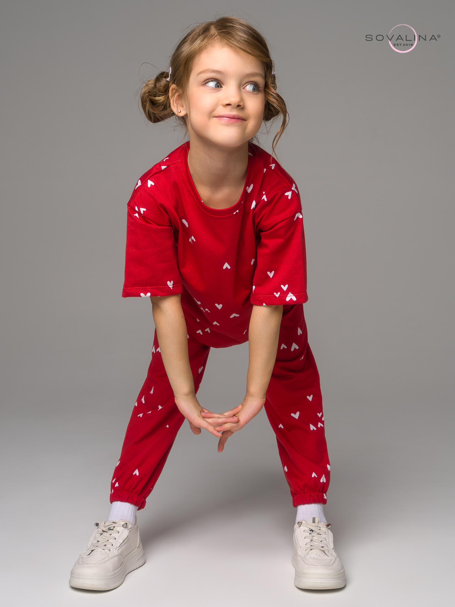 Костюм Daily girl беленькие сердечки mini