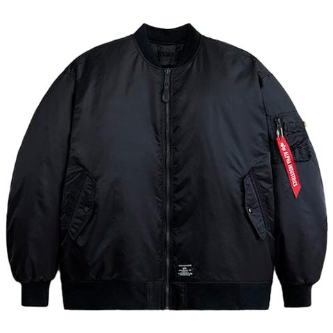 Бомбер Oversized MA-1 Mod Bomber Jacket W Black (Черный)