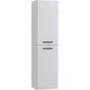 BelBagno DUE-1500-2A-SC-BM-P DUE Шкаф подвесной с двумя распашными дверцами с доводчиками, с двумя полками, универсальный, Белый металлик, 400x300x1500