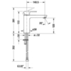 Duravit B.3 B31020002010 Смеситель для раковины на 1 отв., излив 141мм, цвет: хром