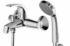 СМЕСИТЕЛЬ ДЛЯ ВАННЫ С КОРОТКИМ ИЗЛИВОМ BRAVAT FIT F6135188CP-B-RUS