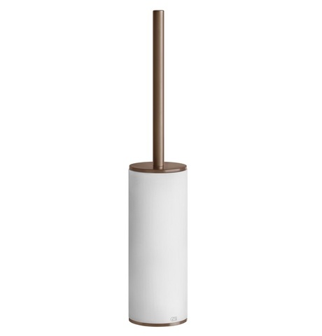Gessi 316 Accessories 54743#708 Ёршик напольный, композит белый, Copper Brushed PVD