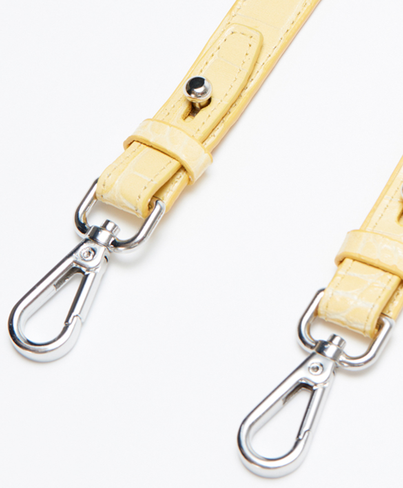 Ремень плечевой на карабинах Vintage Yellow