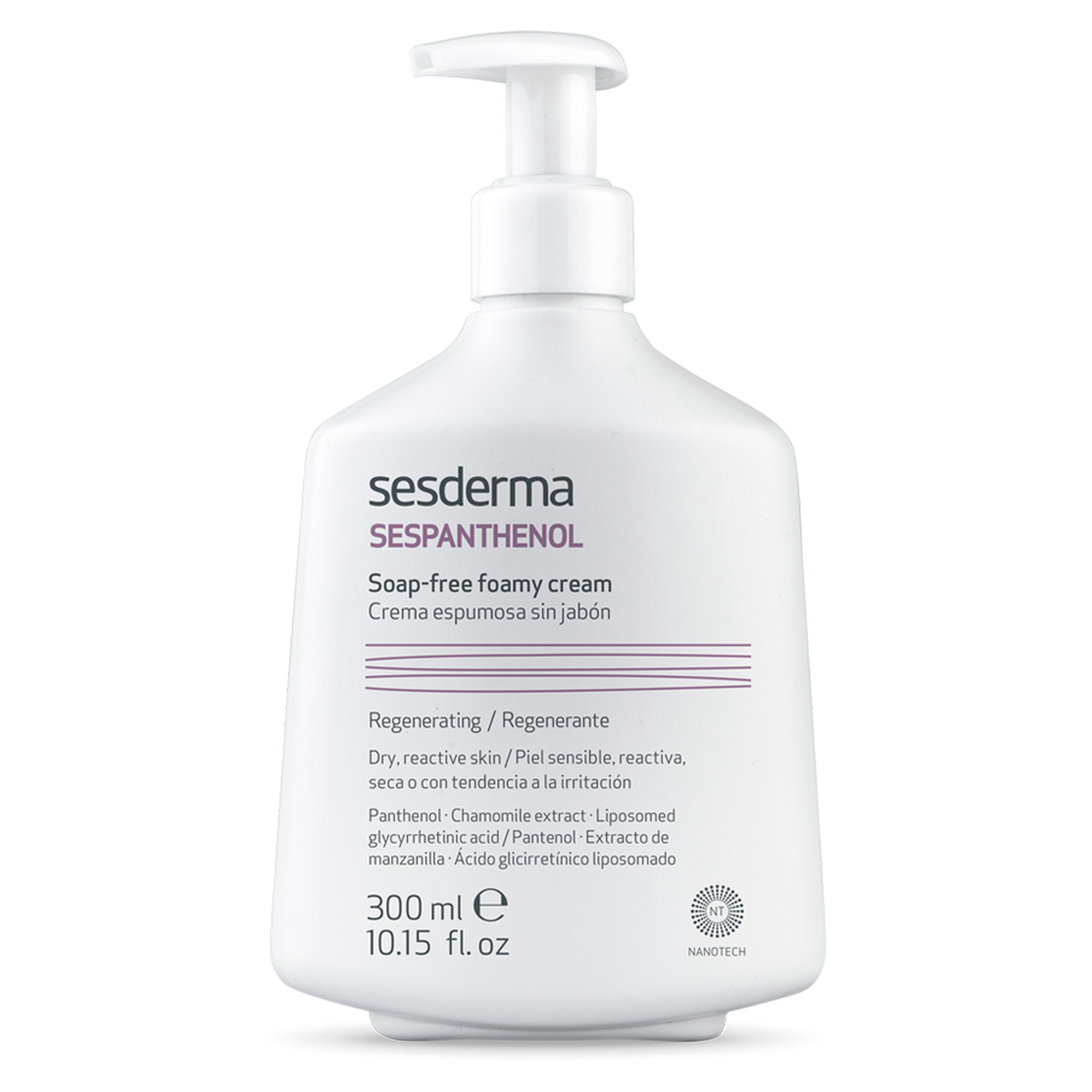 Крем-пенка для умывания восстанавливающая SESDERMA Sespanthenol Soap-Free Foamy Cream 300мл