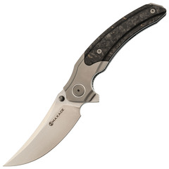Фото Складной нож Maxace Rock, сталь M390, рукоять Marble CF