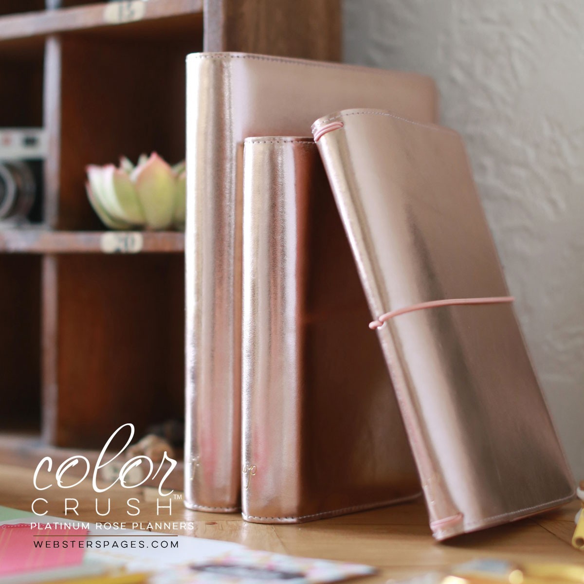 Блокнот PLATINUM ROSE TRAVELERS NOTEBOOK