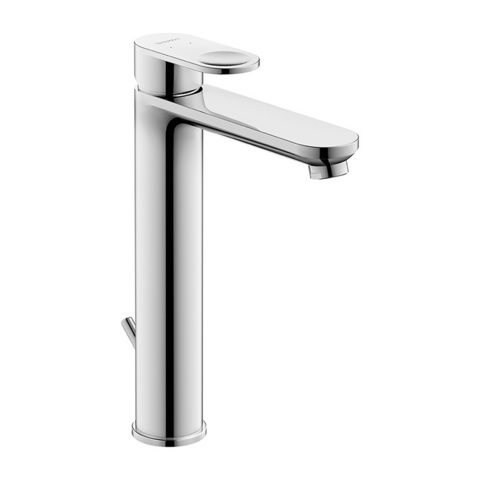 Duravit B.3 B31030001010 Смеситель для раковины на 1 отв. высокий h=270 мм, с донным клапаном, излив 152мм, цвет: хром