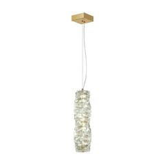4999/10L HALL ODL23 623 золотой/прозрачный/металл/хрусталь Подвес LED 10W 4000K STRAZA