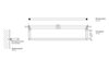Decor Walther Mikado 0520816 Полотенцедержатель, цвет: розовое золото