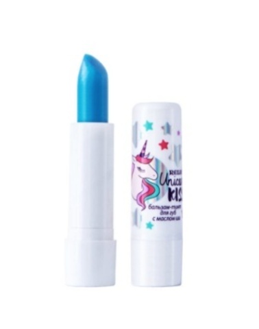 RELOUIS Бальзам-тинт для губ с маслом ши Unicorn KISS с розовым оттенком