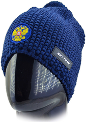 Шапка с помпоном Ski Time Star navy
