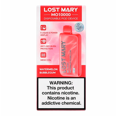 Lost Mary MO10000 ENG Watermelon bubblegum - Арбузная жвачка