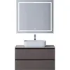 BelBagno KRAFT-800-2C-SO-GSO База под раковину подвесная с фрезерованными ручками по всей длине фасада с двумя выкатн. ящ., Темно-Серый Мат.,800x455x500