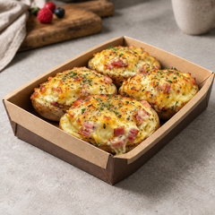 КАРТОФЕЛЬНЫЕ ЛОДОЧКИ «DOUBLE BAKED» С ХРУСТЯЩИМ БЕКОНОМ И ЗОЛОТИСТЫМ ЧЕДДЕРОМ